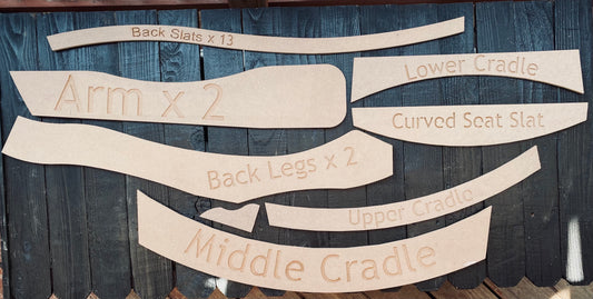 Official Kings Fine Woodworking Adirondack Chair and Rocking Chair Templates Available now!