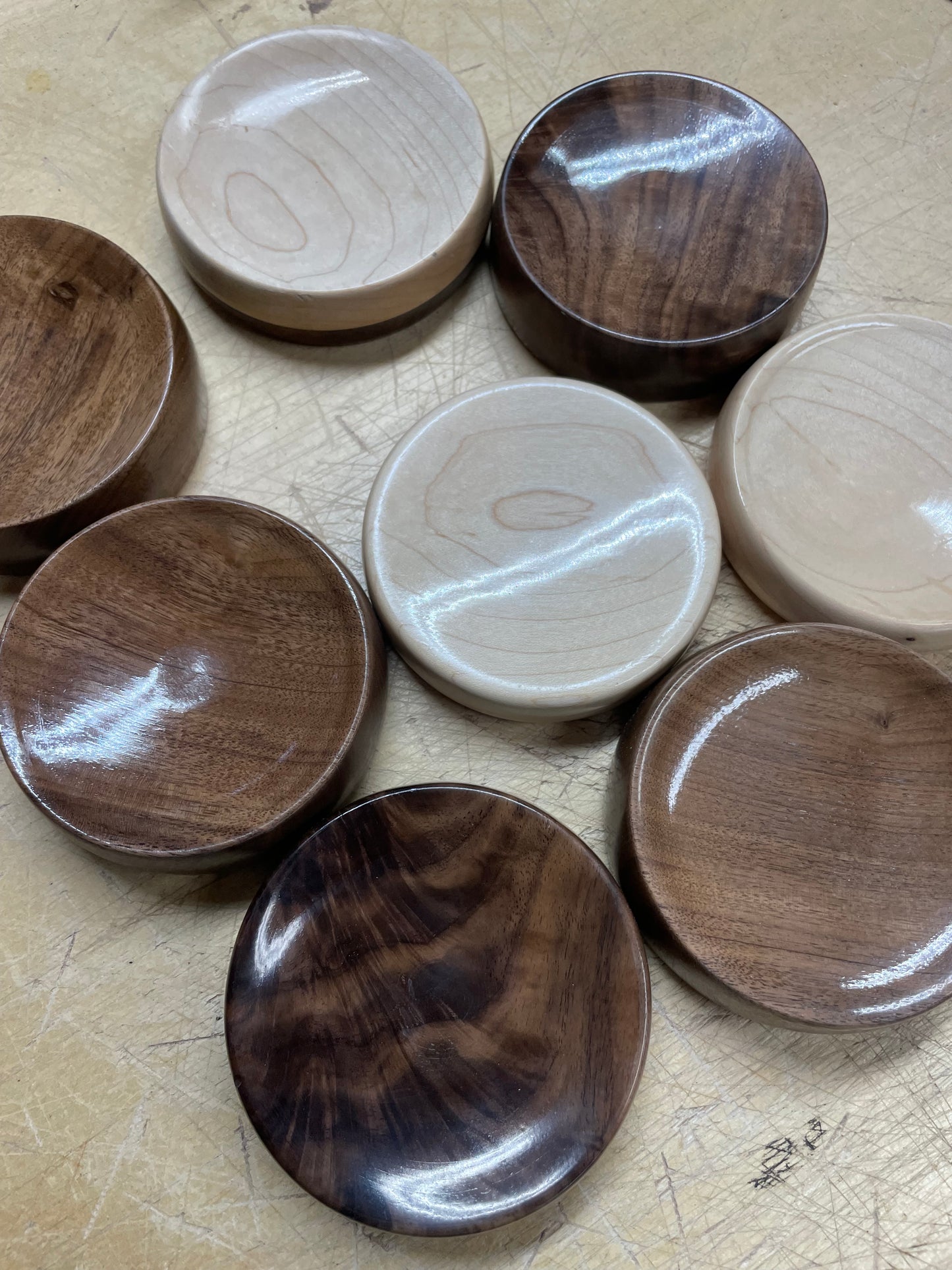 Magnetic Wooden Pin Bowls