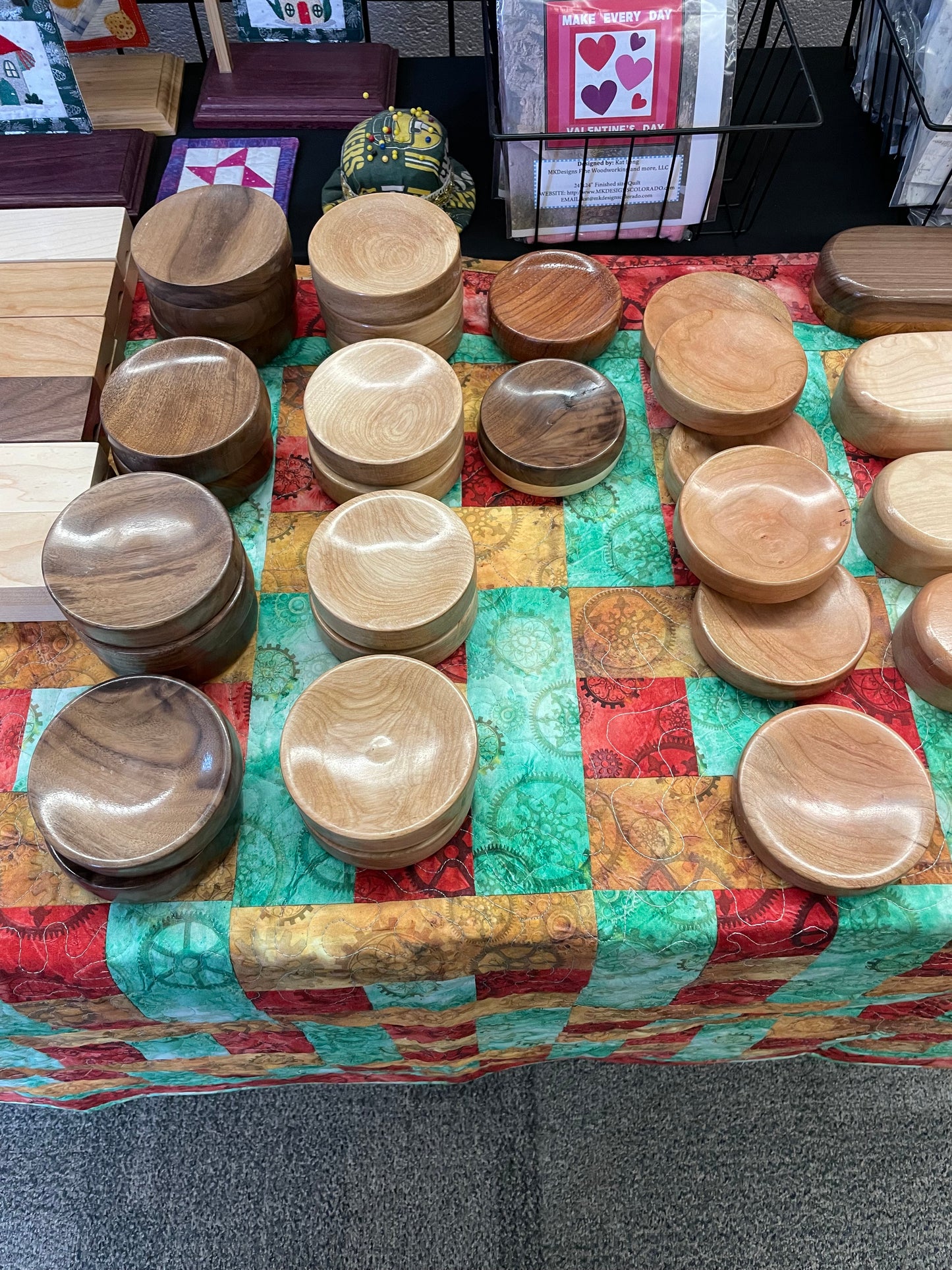 Magnetic Wooden Pin Bowls