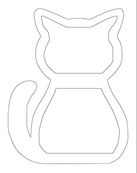 Cat Bandsaw box Template