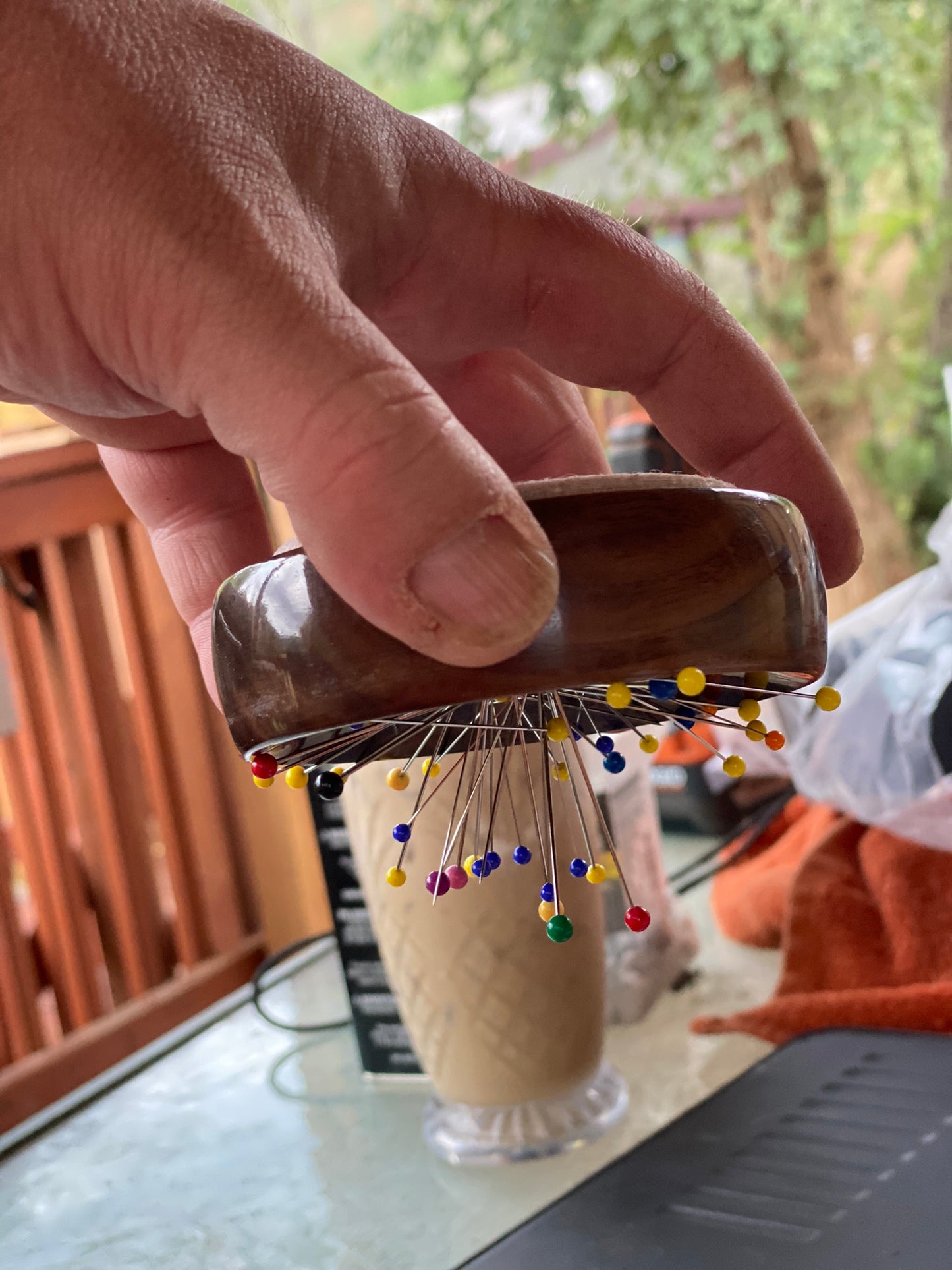 Magnetic Wooden Pin Bowls