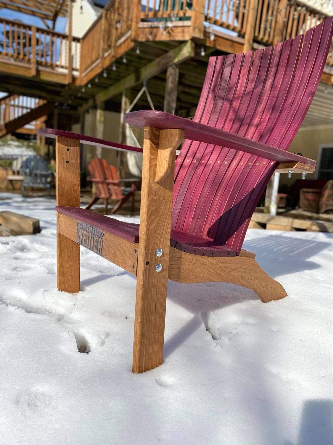 Official Kings Fine Woodworking Adirondack Chair Baltic Birch Templates - Traditional