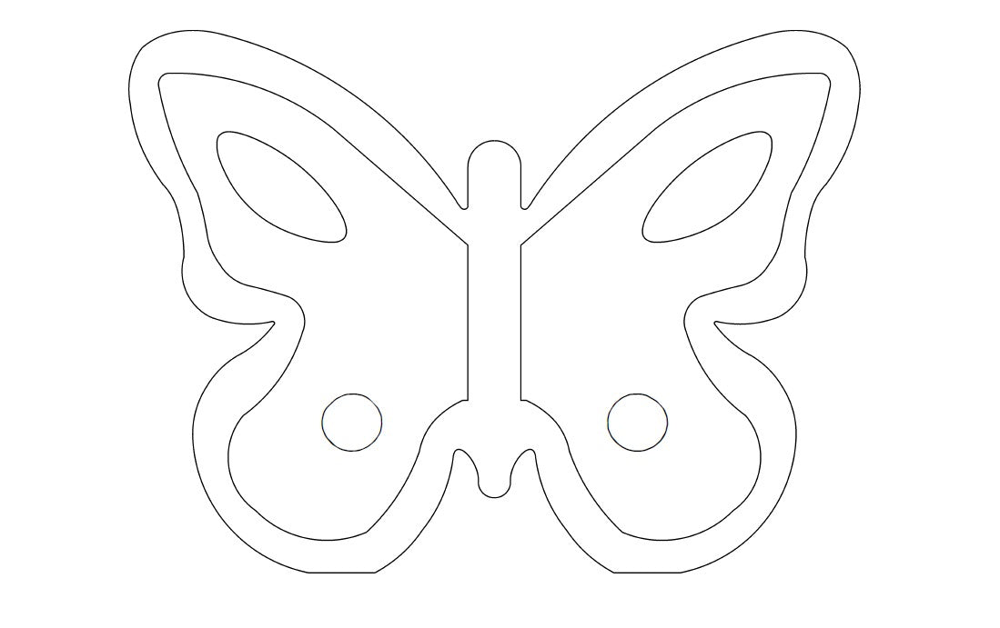 Butterfly Band Saw Box - Template