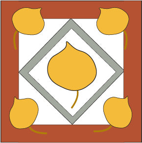 Aspen Quilt Pattern Mini Quilt - Aspen Leaf (Pattern Only, Digital Download) – MK Designs ...