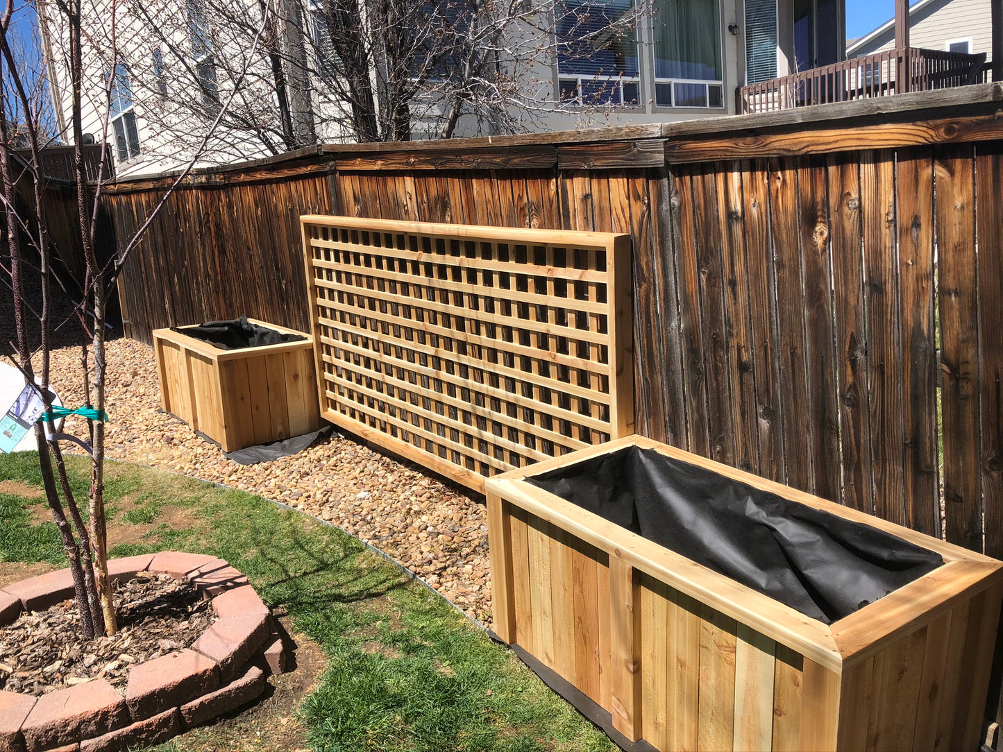 Decorative Western Red Cedar Planter Boxes