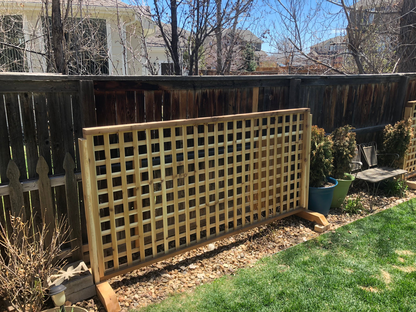 Custom Decorative Western Red Cedar Lattice Panels