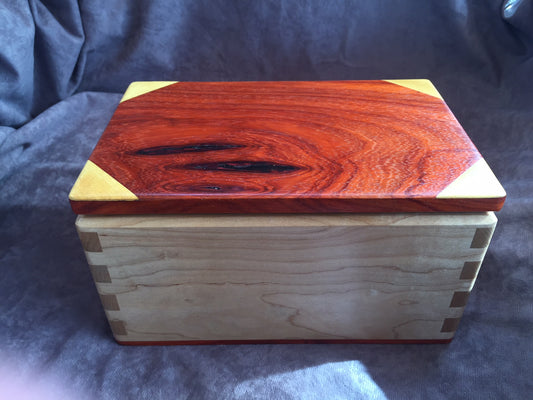 Dovetail Keepsake Box Solid Wood